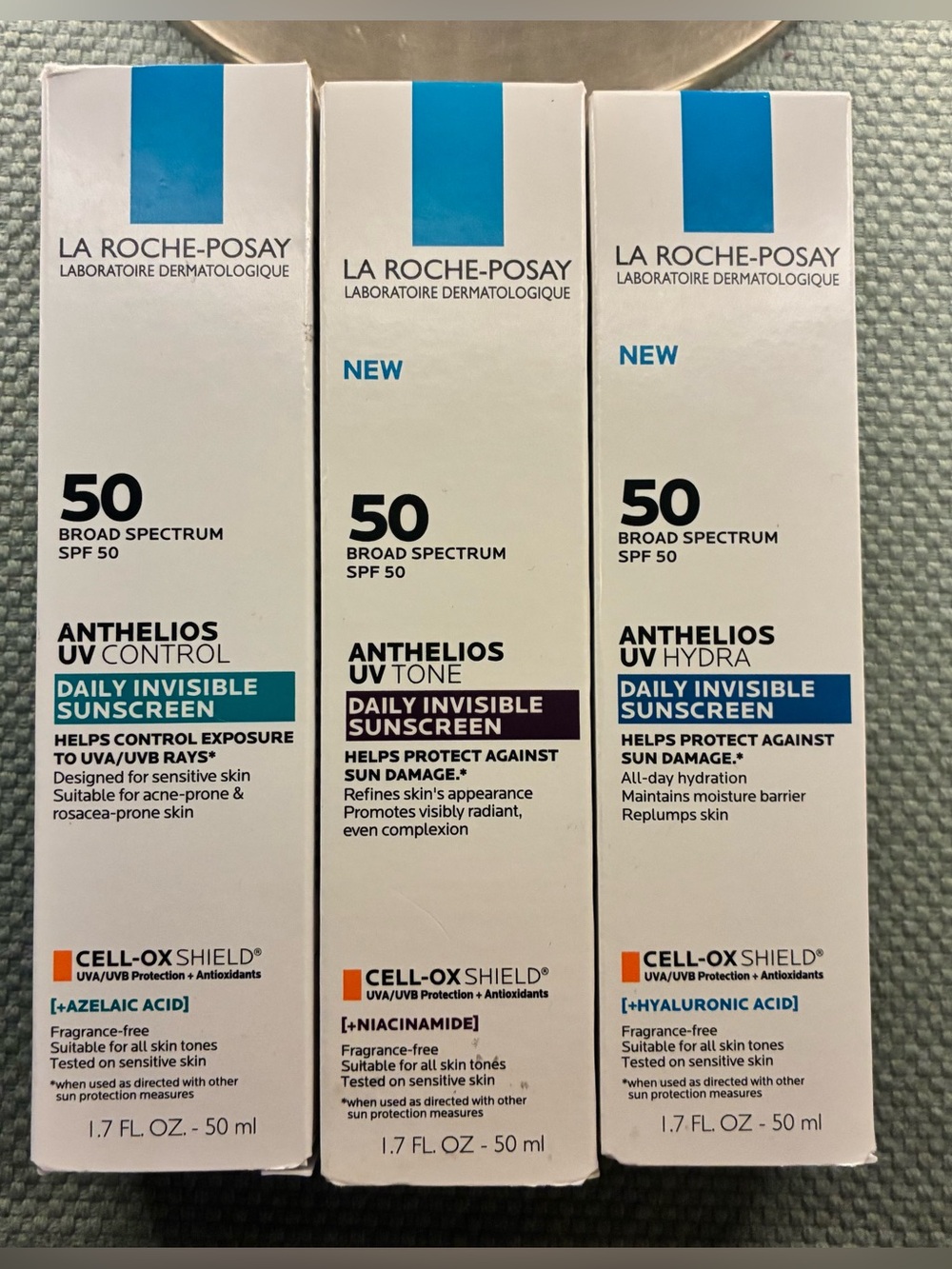 La Roche-Posay Anthelios Daily Invisible Sunscreen SPF 50 — Blue